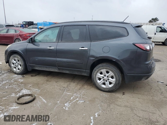2013 Chevrolet Traverse LS with VIN 1GNKVFEDXDJ184914, listed as a Copart auction lot 41503195 with 174,866 mi miles and Clean Title. Bid and sale history available at DreamBid. Image 2.