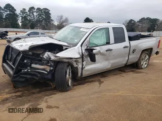 2017 Chevrolet Silverado 1500 Work Truck with VIN 1GCVKNEC8HZ383225, listed as a Copart auction lot 45397455 with 0 mi miles and Salvage Title. Bid and sale history available at carsss.com. Image 1.