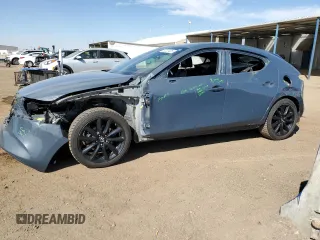 2019 Mazda Mazda3 Hatchback w/Premium Pkg with VIN JM1BPBNM7K1124047, listed as a Copart auction lot 53030435 with 66,973 mi miles and Salvage Title. Bid and sale history available at carsss.com. Image 1.
