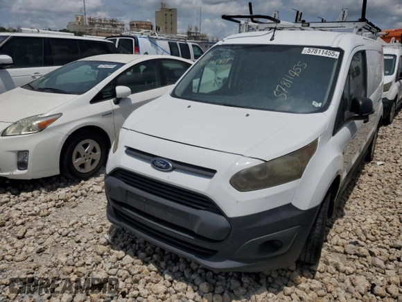 2014 Ford Transit Connect XL with VIN NM0LS7E71E1171473, listed as a Copart auction lot 57811455 with 132,491 mi miles and Clean title. Bid and sale history available at DreamBid. Image 1.