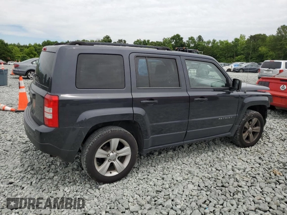 2014 Jeep Patriot Latitude with VIN 1C4NJRFB2ED718259, listed as a Copart auction lot 58095825 with 116,665 mi miles and Salvage title. Bid and sale history available at DreamBid. Image 3.