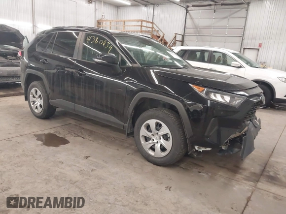 2021 Toyota RAV4 LE with VIN 2T3G1RFV6MC171289, listed as a IAAI auction lot 41380459 with 42,220 mi miles. Bid and sale history available at carsss.com. Image 1.