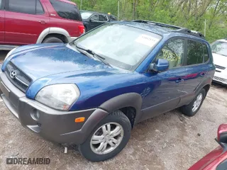 2006 Hyundai Tucson GLS with VIN KM8JN72D36U409525, listed as a IAAI auction lot 42082119 with 142,163 mi miles. Bid and sale history available at carsss.com. Image 2.