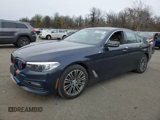 2018 BMW 5 Series 530i xDrive with VIN WBAJA7C51JWC74971, listed as a Copart auction lot 51348035 with 161,737 mi miles and Clean Title. Bid and sale history available at carsss.com. Image 1.