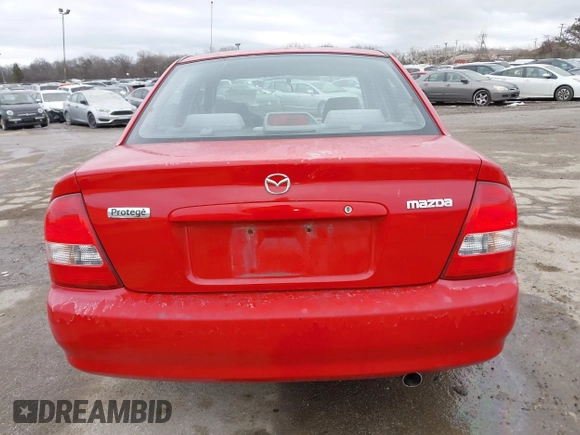 2000 Mazda Protege DX with VIN JM1BJ2224Y0277889, listed as a IAAI auction lot 41160593 with 124,586 mi miles and . Bid and sale history available at DreamBid. Image 16.