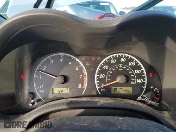 2012 Toyota Corolla L with VIN 2T1BU4EE1CC882945, listed as a Copart auction lot 46453245 with 114,498 mi miles and Clean Title. Bid and sale history available at carsss.com. Image 9.