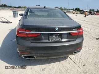 2019 BMW 7 Series 740i with VIN WBA7E2C50KB217524, listed as a Copart auction lot 42840423 with 0 mi miles. Bid and sale history available at carsss.com. Image 6.