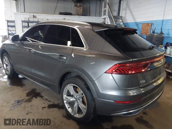 2019 Audi Q8 Premium Plus with VIN WA1BVAF10KD010002, listed as a IAAI auction lot 42326499 with 68,585 mi miles and . Bid and sale history available at DreamBid. Image 3.