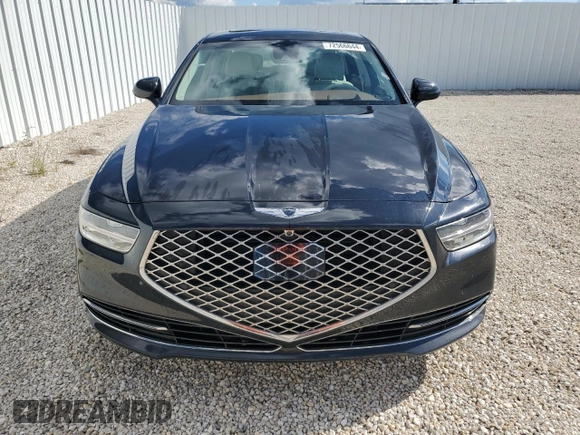 2022 Genesis G90 Ultimate with VIN KMTF54PH1NU095958, listed as a Copart auction lot 72566644 with 32,994 mi miles and Salvage Title. Bid and sale history available at DreamBid. Image 5.