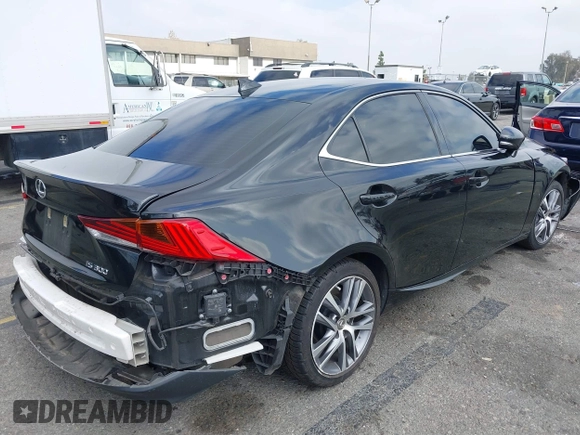 2020 Lexus IS with VIN JTHAA1D26L5108194, listed as a IAAI auction lot 41478384 with 64,910 mi miles. Bid and sale history available at carsss.com. Image 4.