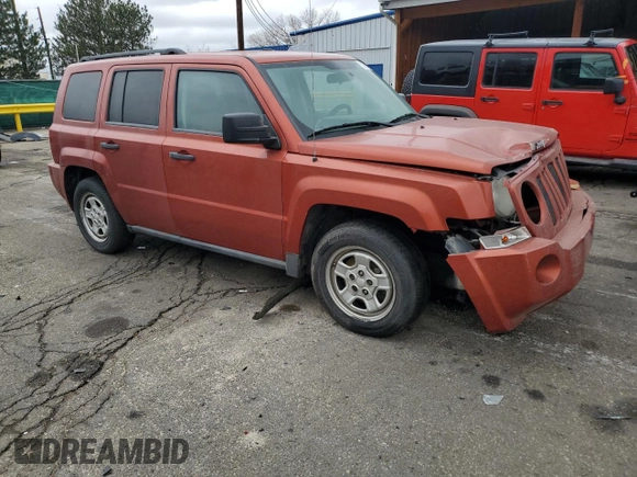 2008 Jeep Patriot Sport with VIN 1J8FF28W08D660744, listed as a Copart auction lot 51783135 with 196,158 mi miles and Salvage Title. Bid and sale history available at carsss.com. Image 4.
