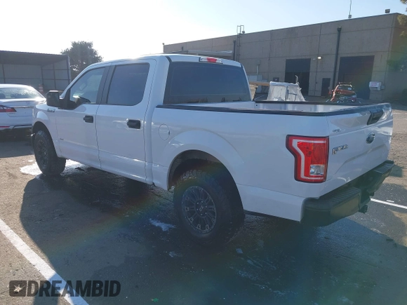 2017 Ford F-150 XL with VIN 1FTEW1CP4HKE20542, listed as a IAAI auction lot 41879190 with 100,998 mi miles. Bid and sale history available at carsss.com. Image 3.