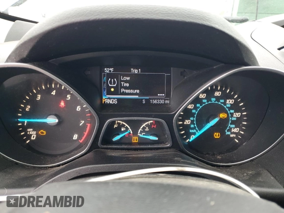 2016 Ford Escape SE with VIN 1FMCU0GX5GUB52780, listed as a Copart auction lot 51273385 with 156,330 mi miles and Clean Title. Bid and sale history available at carsss.com. Image 9.