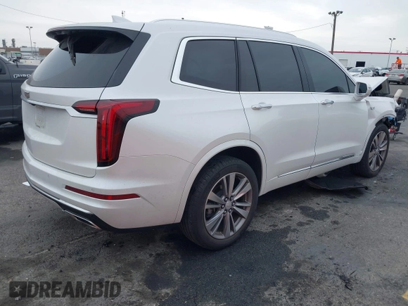2020 Cadillac XT6 AWD Premium Luxury with VIN 1GYKPDRS3LZ197322, listed as a IAAI auction lot 41722467 with 58,128 mi miles and . Bid and sale history available at DreamBid. Image 4.