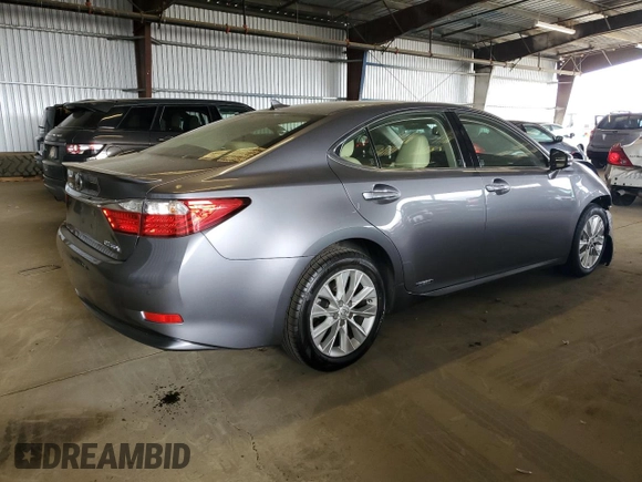 2013 Lexus ES 300h with VIN JTHBW1GG7D2033716, listed as a Copart auction lot 59345095 with 118,394 mi miles and Salvage title. Bid and sale history available at DreamBid. Image 3.