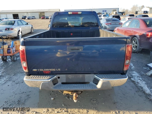 2004 Chevrolet Colorado LT w/1LT with VIN 1GCDT146448162170, listed as a Copart auction lot 41653935 with 258,921 mi miles and Salvage Title. Bid and sale history available at carsss.com. Image 6.