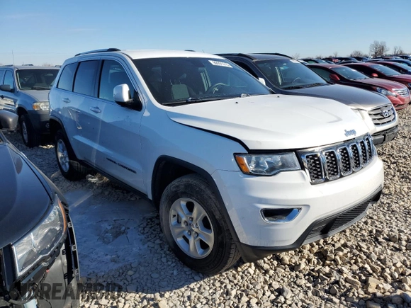 2017 Jeep Grand Cherokee Laredo z VIN 1C4RJFAG0HC694010, wystawiony jako Copart lot #88891215 z przebiegiem 8 450 mil mil oraz Szkoda całkowita • Salvage title. Historia ofert i sprzedaży dostępna na DreamBid. Obrazek 4.