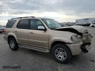 2007 Toyota Sequoia Limited with VIN 5TDBT48A67S288358, listed as a Copart auction lot 71980114 with 116,858 mi miles and Salvage Title. Bid and sale history available at carsss.com. Image 4.