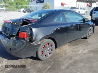 2008 Honda Civic Cpe LX with VIN 2HGFG12698H578135, listed as a IAAI auction lot 41942610 with 154,487 mi miles. Bid and sale history available at carsss.com. Image 4.