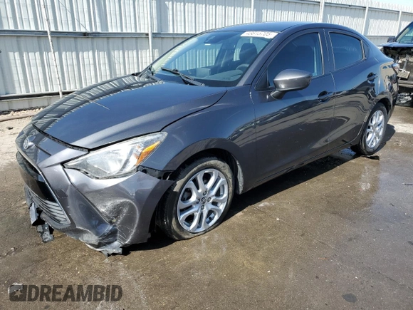 2016 Scion iA with VIN 3MYDLBZV9GY106676, listed as a Copart auction lot 48815705 with 107,827 mi miles and Salvage Title. Bid and sale history available at carsss.com. Image 1.