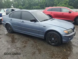 2005 BMW 3 Series 325xi with VIN WBAEU33455PF63005, listed as a Copart auction lot 60960985 with 188,733 mi miles and Salvage title. Bid and sale history available at DreamBid. Image 4.