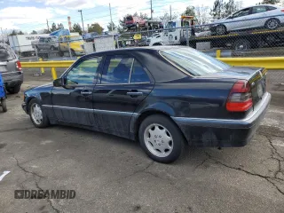 1998 Mercedes-Benz C 230/260/280/320 with VIN WDBHA23G2WA555649, listed as a Copart auction lot 46755375 with 179,263 mi miles and Salvage title. Bid and sale history available at DreamBid. Image 2.