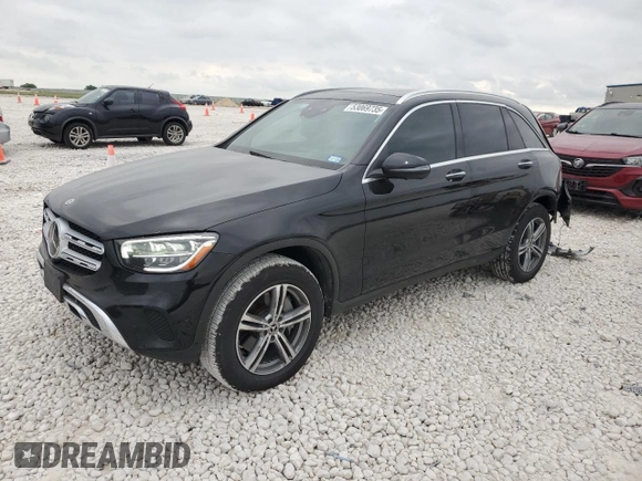 2022 Mercedes-Benz GLC 300 z VIN W1N0G8EB8NG071779, wystawiony jako Copart lot #53069735 z przebiegiem 26 996 mil mil oraz Szkoda całkowita • Salvage title. Historia ofert i sprzedaży dostępna na DreamBid. Obrazek 1.