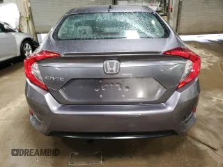 2018 Honda Civic EX-T with VIN 19XFC1F42JE000270, listed as a Copart auction lot 46618665 with 54,321 mi miles and Salvage title. Bid and sale history available at DreamBid. Image 6.