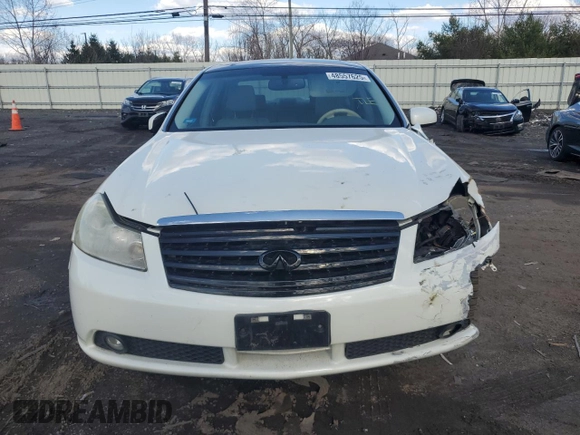 2007 Infiniti M x with VIN JNKAY01F57M460966, listed as a Copart auction lot 48557625 with 230,938 mi miles and Salvage title. Bid and sale history available at DreamBid. Image 5.