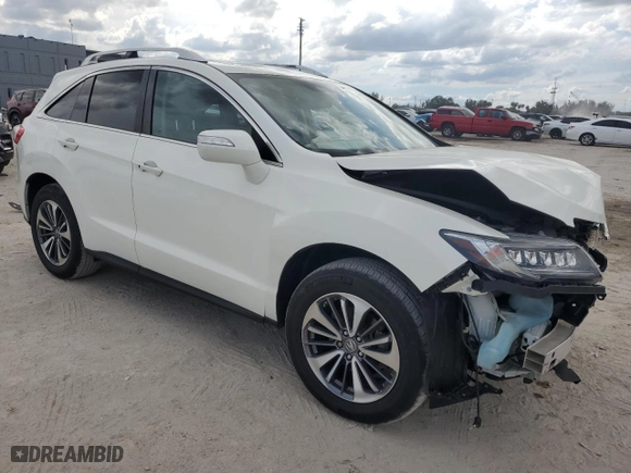 2017 Acura RDX w/Advance Pkg with VIN 5J8TB4H7XHL032840, listed as a Copart auction lot 45967955 with 75,357 mi miles and Salvage Title. Bid and sale history available at carsss.com. Image 4.
