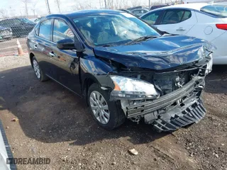 2015 Nissan Sentra S with VIN 3N1AB7AP8FY328836, listed as a IAAI auction lot 41742383 with 70,802 mi miles. Bid and sale history available at carsss.com. Image 1.