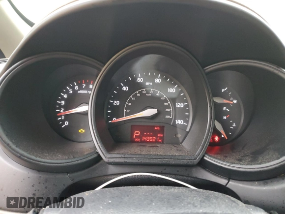 2014 Kia Rio LX with VIN KNADM4A37E6347641, listed as a Copart auction lot 41618805 with 143,921 mi miles and Clean Title. Bid and sale history available at DreamBid. Image 9.