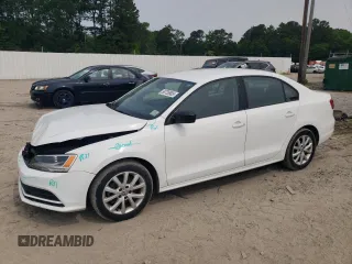2015 Volkswagen Jetta Sport с VIN 3VWD17AJ7FM236615, выставлен на аукционе Copart как лот 58735905 с пробегом 96 106 миль миль и Списание • Salvage title. История ставок и продаж доступна на DreamBid. Изображение 1.