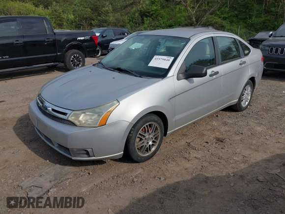 2009 Ford Focus SE with VIN 1FAHP35N69W186180, listed as a IAAI auction lot 41979048 with 179,837 mi miles. Bid and sale history available at carsss.com. Image 2.