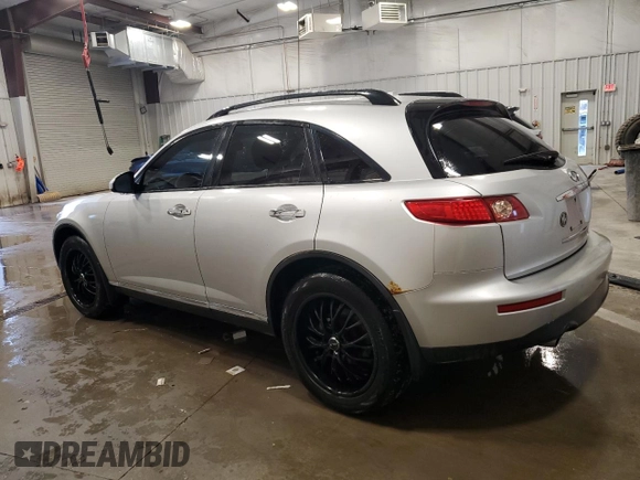 2006 Infiniti FX z VIN JNRAS08W46X207434, wystawiony jako Copart lot #53947205 z przebiegiem 147 636 mil mil oraz Nie do naprawy. Historia ofert i sprzedaży dostępna na DreamBid. Obrazek 2.