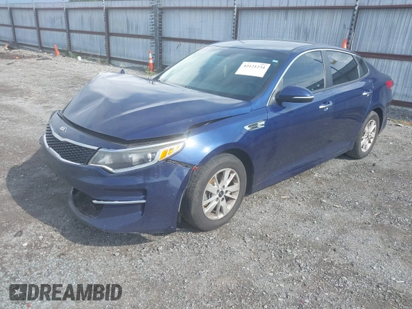 2018 Kia Optima LX with VIN 5XXGT4L37JG207956, listed as a IAAI auction lot 42121234 with 167,632 mi miles. Bid and sale history available at carsss.com. Image 20.