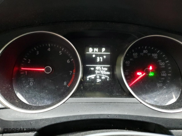2015 Volkswagen Jetta Sedan 2.0L S with VIN 3VW2K7AJ1FM213089, listed as a Copart auction lot 49960685 with 94,755 mi miles and Salvage Title. Bid and sale history available at carsss.com. Image 9.