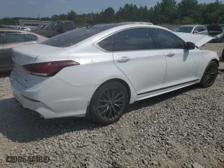 2019 Genesis G80 3.3T Sport with VIN KMTFN4JB6KU326031, listed as a Copart auction lot 65163693 with 41,261 mi miles. Bid and sale history available at carsss.com. Image 3.