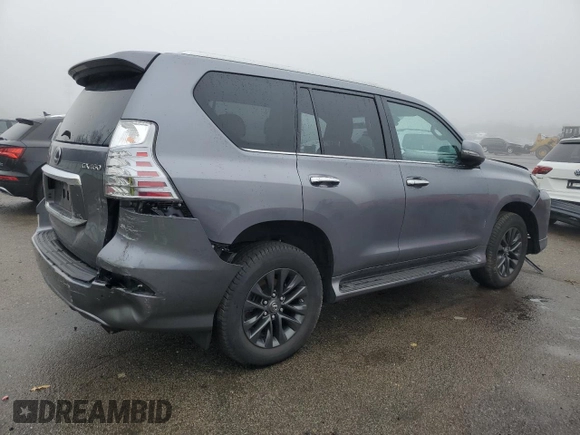 2023 Lexus GX with VIN JTJAM7BX6P5384551, listed as a Copart auction lot 50971765 with 21,255 mi miles and Salvage Title. Bid and sale history available at carsss.com. Image 3.