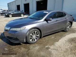 2017 Acura TLX w/Technology Pkg with VIN 19UUB1F57HA008009, listed as a Copart auction lot 52793435 with 113,358 mi miles and Salvage Title. Bid and sale history available at carsss.com. Image 1.