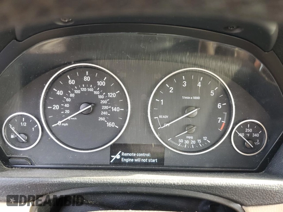 2013 BMW 3 Series 320i xDrive with VIN WBA3C3C59DF981104, listed as a Copart auction lot 78804124 with Not provided miles and Salvage title. Bid and sale history available at DreamBid. Image 9.