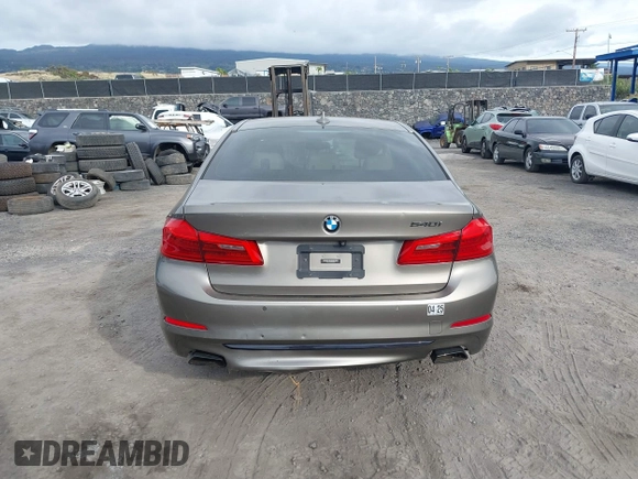 2019 BMW 5 Series 540i with VIN WBAJE5C52KWA98653, listed as a IAAI auction lot 41398589 with Not provided miles and . Bid and sale history available at DreamBid. Image 16.