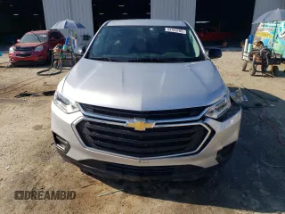 2019 Chevrolet Traverse LS z VIN 1GNERFKW6KJ269043, wystawiony jako Copart lot #53783705 z przebiegiem 98 910 mil mil oraz Nie do naprawy • Non repairable. Historia ofert i sprzedaży dostępna na DreamBid. Obrazek 5.