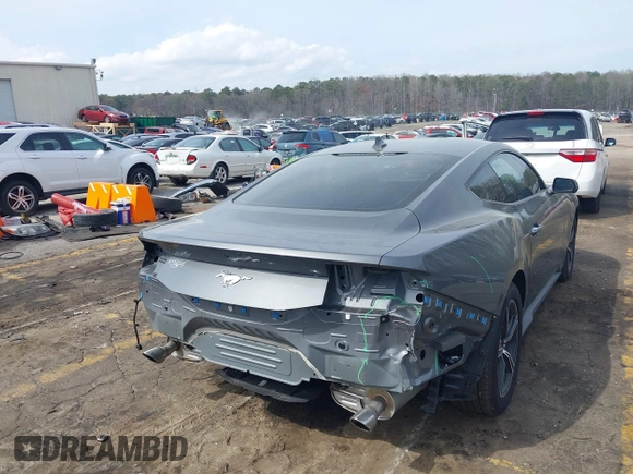 2024 Ford Mustang EcoBoost with VIN 1FA6P8TH6R5133406, listed as a IAAI auction lot 41803789 with 11,498 mi miles and . Bid and sale history available at DreamBid. Image 4.