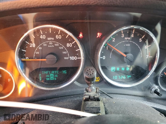 2015 Jeep Wrangler Unlimited Sport with VIN 1C4BJWDG1FL683558, listed as a Copart auction lot 59883545 with 107,267 mi miles and Salvage title. Bid and sale history available at DreamBid. Image 9.