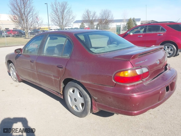2001 Chevrolet Malibu LS with VIN 1G1NE52J416259673, listed as a IAAI auction lot 41757296 with 83,768 mi miles. Bid and sale history available at carsss.com. Image 3.