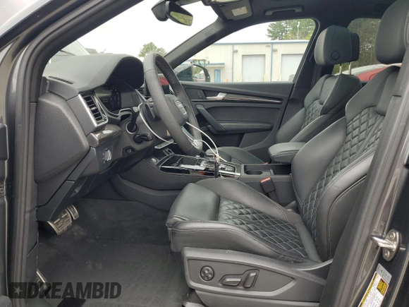 2023 Audi SQ5 Premium Plus with VIN WA1B4AFY4P2165851, listed as a Copart auction lot 50866934 with 20,514 mi miles and . Bid and sale history available at DreamBid. Image 7.