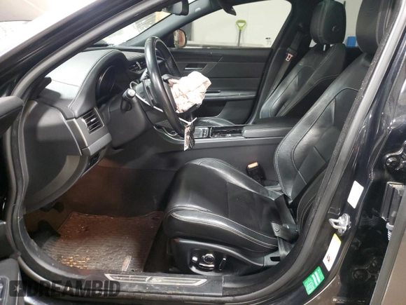 2016 Jaguar XF S with VIN SAJBM4BV0GCY20036, listed as a Copart auction lot 50134235 with 66,785 mi miles and Salvage Title. Bid and sale history available at DreamBid. Image 7.