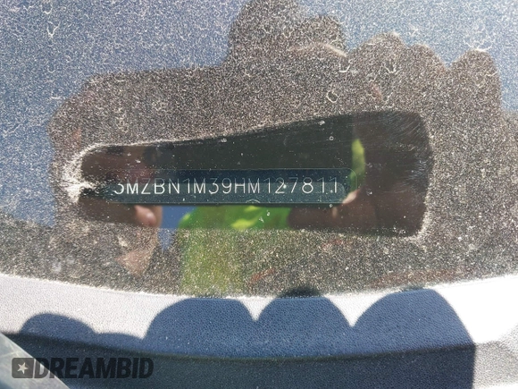 2017 Mazda 3 Grand Touring z VIN 3MZBN1M39HM127811, wystawiony jako IAAI lot #42060315 z przebiegiem Nie podano mil oraz . Historia ofert i sprzedaży dostępna na DreamBid. Obrazek 9.
