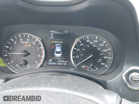 2020 Infiniti Q50 with VIN JN1EV7AR4LM250984, listed as a IAAI auction lot 41941918 with 76,086 mi miles and . Bid and sale history available at DreamBid. Image 7.